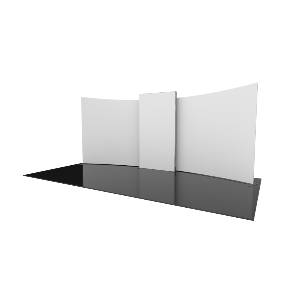 Formulate Designer Series 20ft Fabric Backwall Kit 02