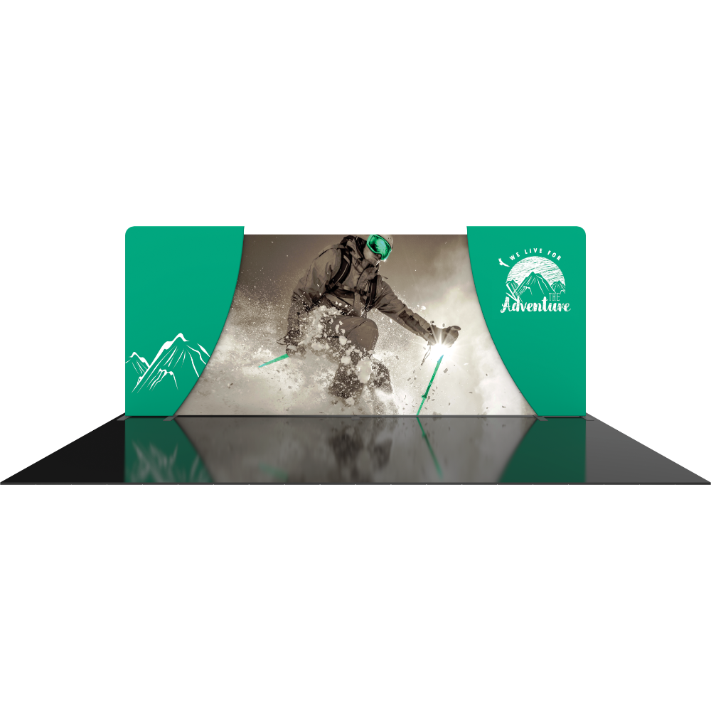 Formulate Designer Series 20ft Fabric Backwall Kit 04