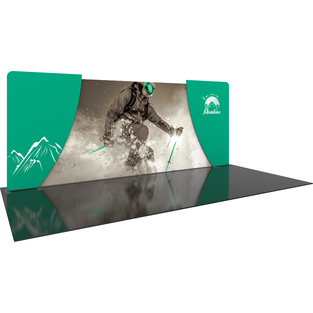 Formulate Designer Series 20ft Fabric Backwall Kit 04