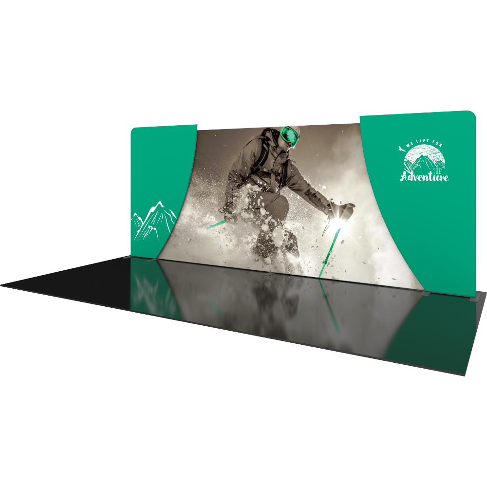 Formulate Designer Series 20ft Fabric Backwall Kit 04