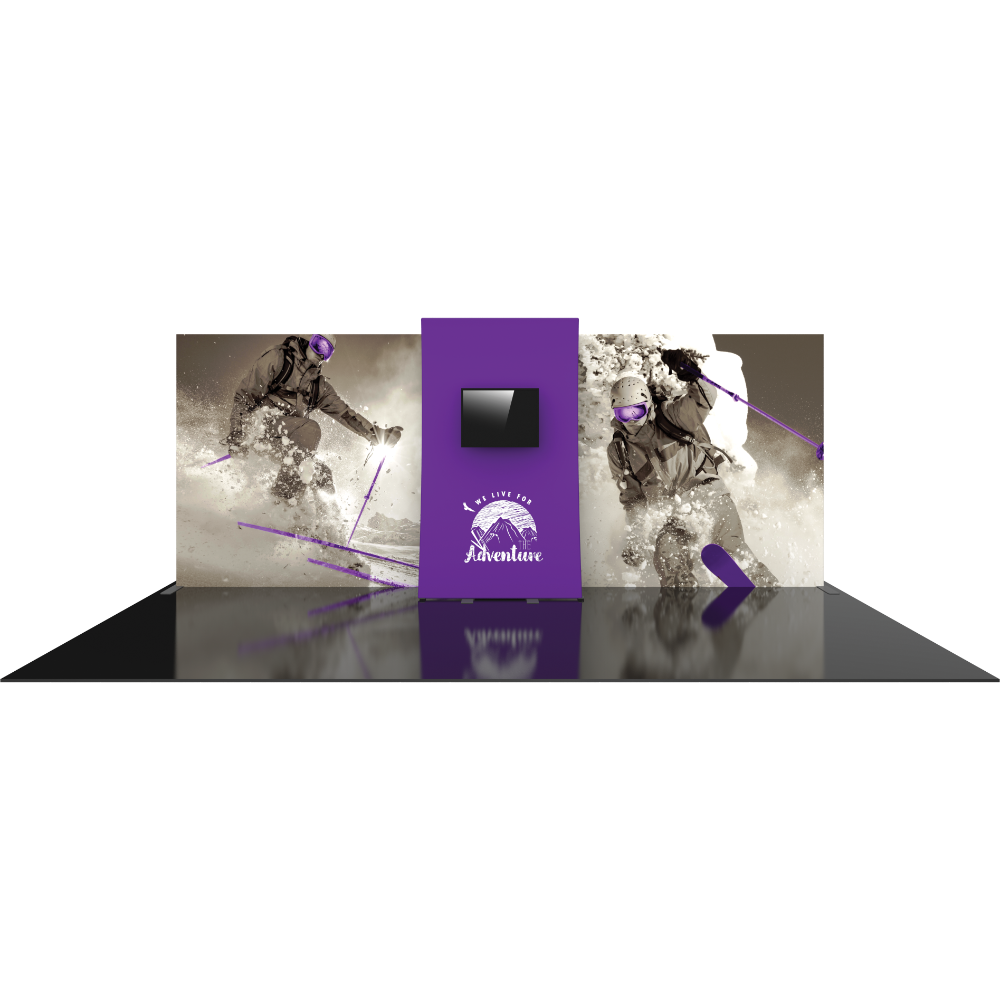 Formulate Designer Series 20ft Fabric Backwall Kit 05