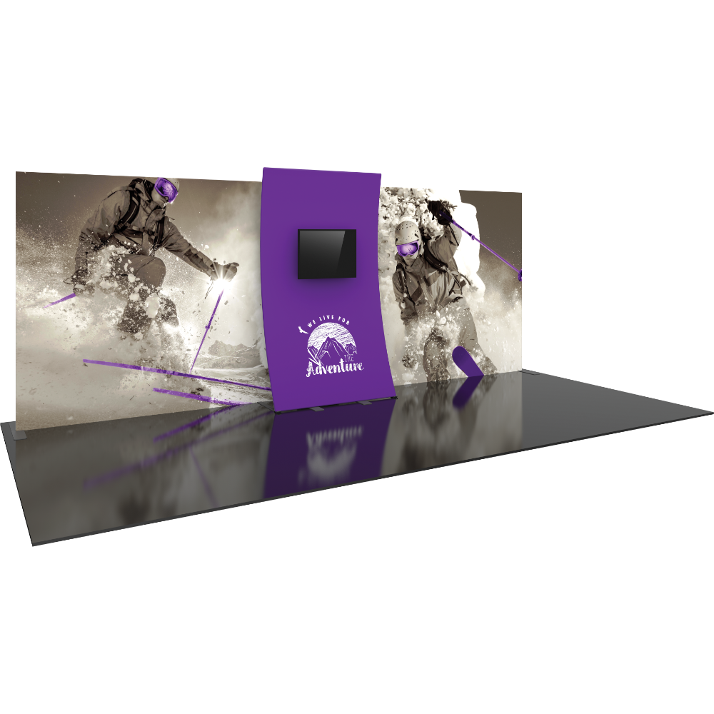 Formulate Designer Series 20ft Fabric Backwall Kit 05