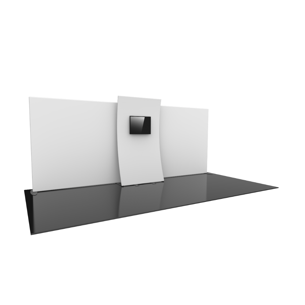 Formulate Designer Series 20ft Fabric Backwall Kit 05