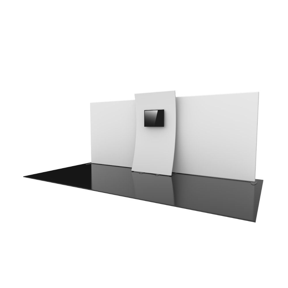 Formulate Designer Series 20ft Fabric Backwall Kit 05