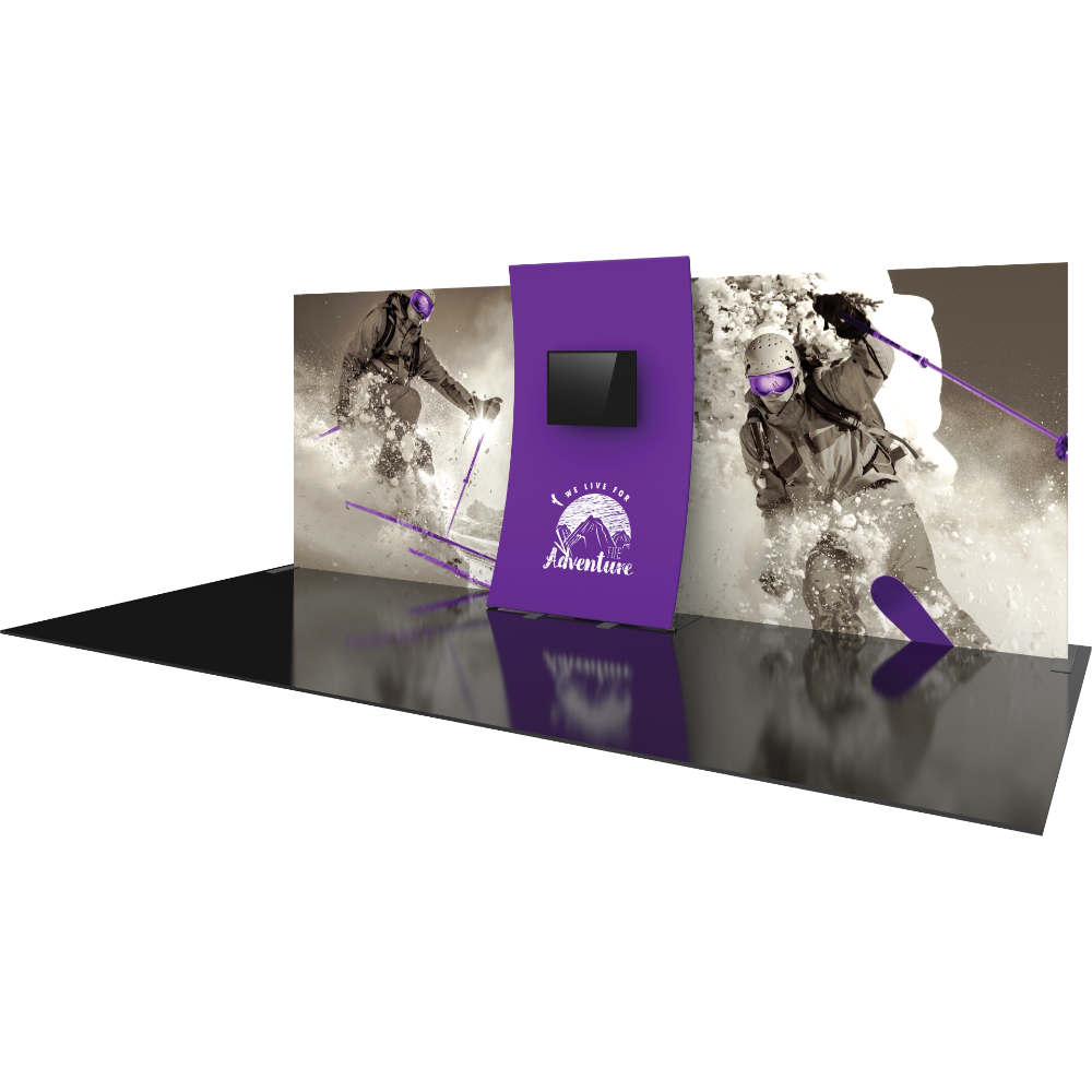 Formulate Designer Series 20ft Fabric Backwall Kit 05