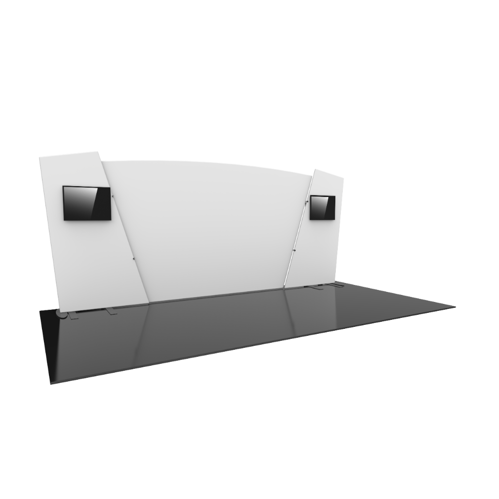 Formulate Designer Series 20ft Fabric Backwall Kit 06