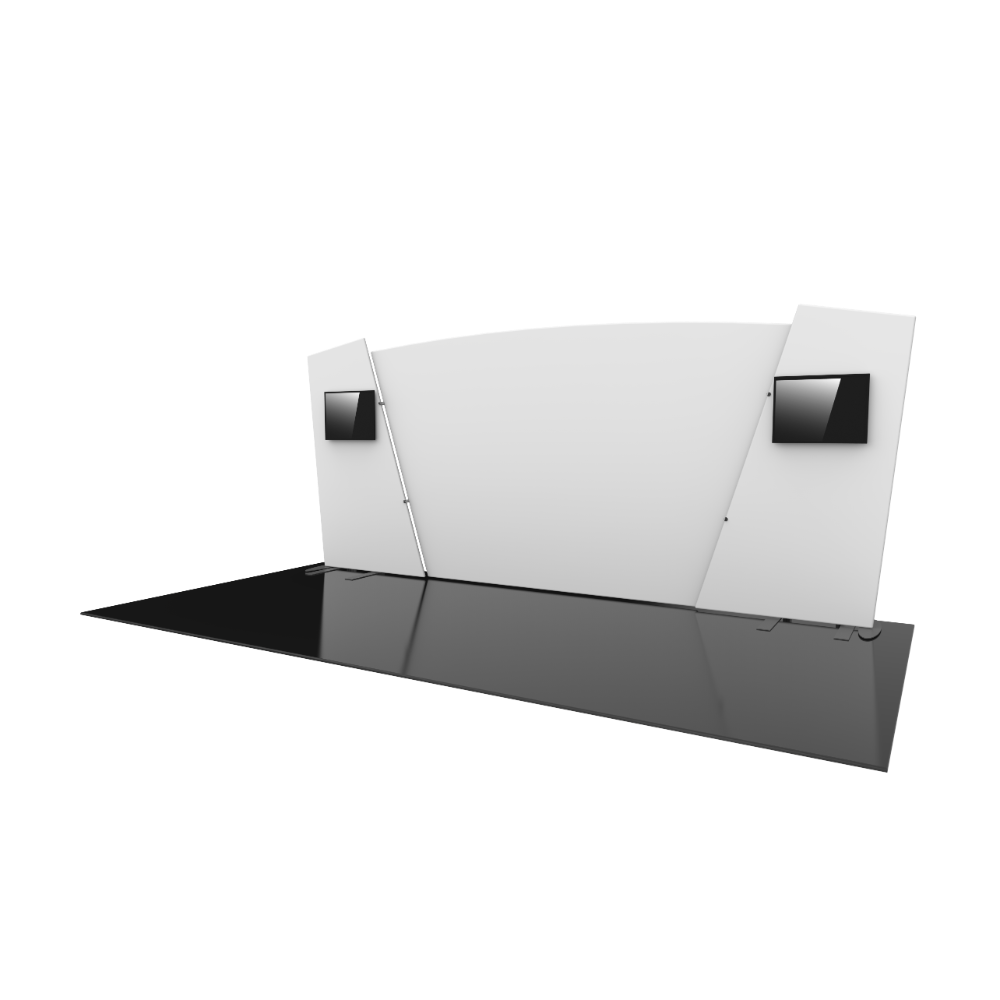 Formulate Designer Series 20ft Fabric Backwall Kit 06