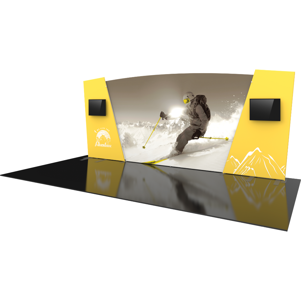 Formulate Designer Series 20ft Fabric Backwall Kit 06