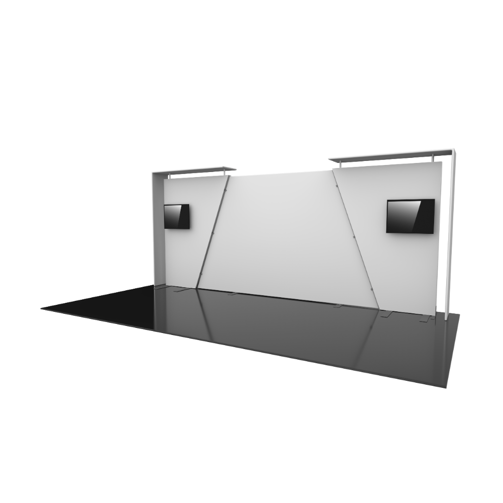 Formulate Designer Series 20ft Fabric Backwall Kit 07