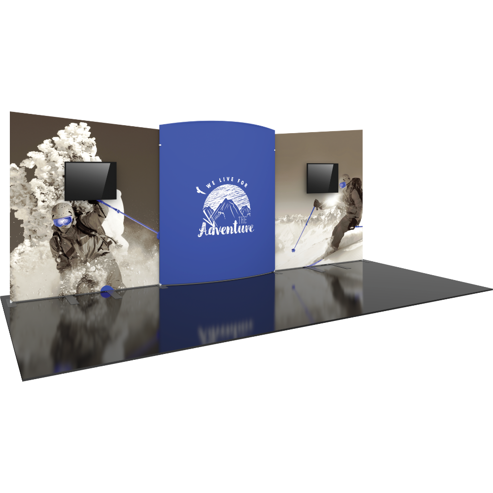 Formulate Designer Series 20ft Fabric Backwall Kit 08