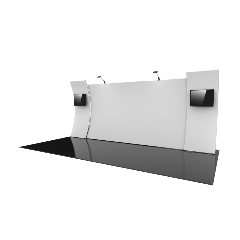 Formulate Designer Series 20ft Fabric Backwall Kit 12