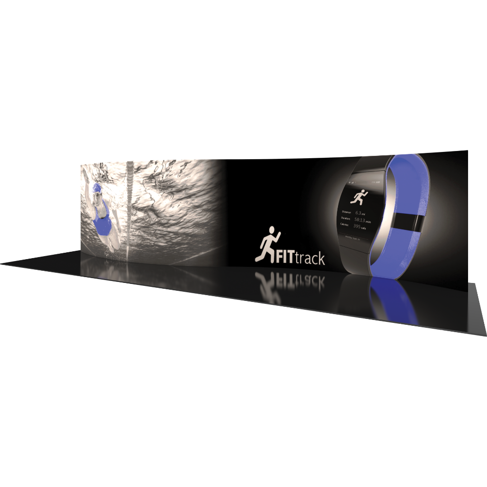 Formulate Designer Series 30ft Fabric Backwall Kit 06