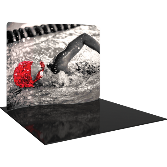 Formulate Essential 10ft Serpentine Curve Fabric Backwall