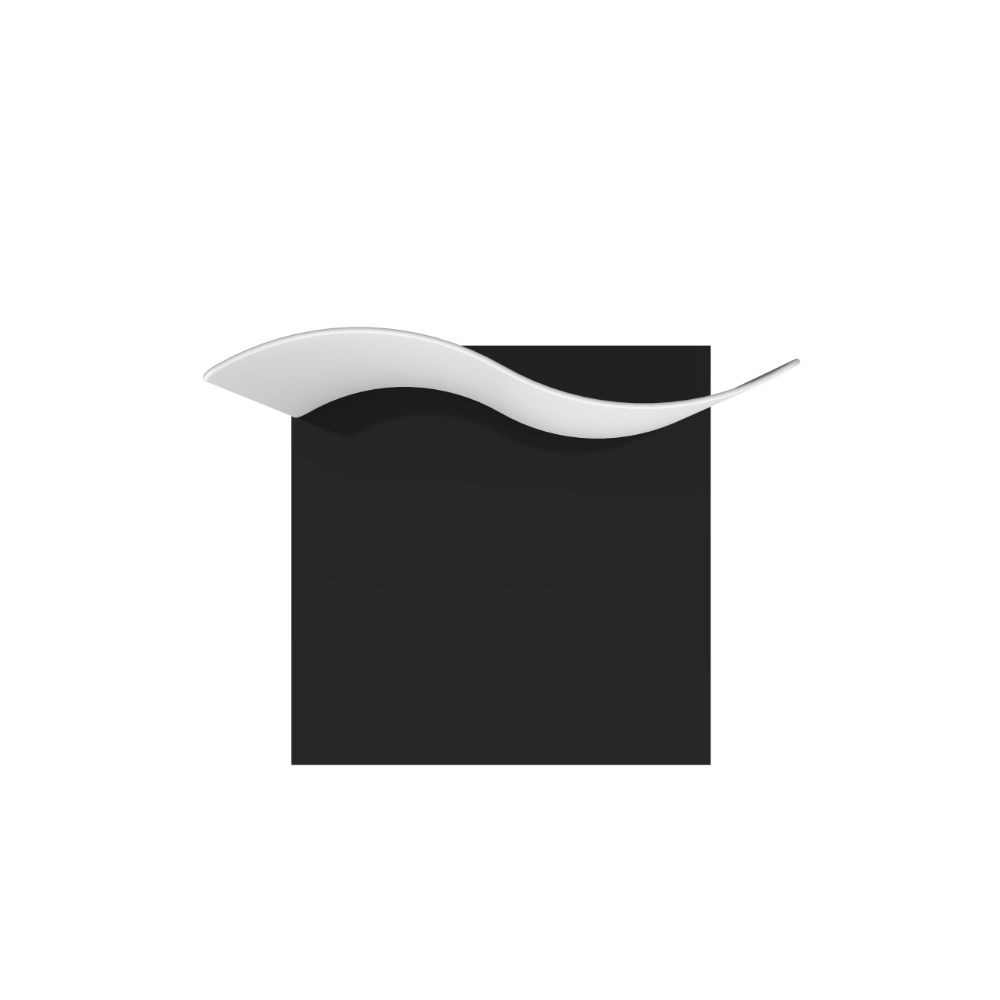 Formulate Essential 10ft Serpentine Curve Fabric Backwall