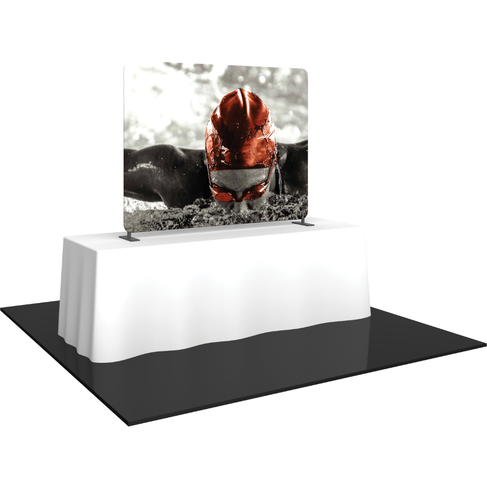 Formulate Essential Tabletop Straight Fabric Backwall