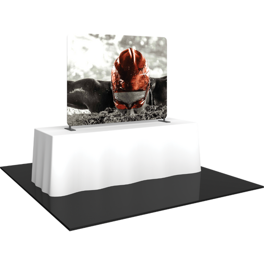 Formulate Essential Tabletop Straight Fabric Backwall