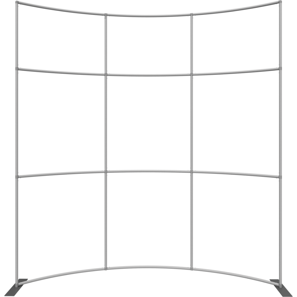 Formulate Master 10ft HC1 Horizontal Curve Fabric Backwall