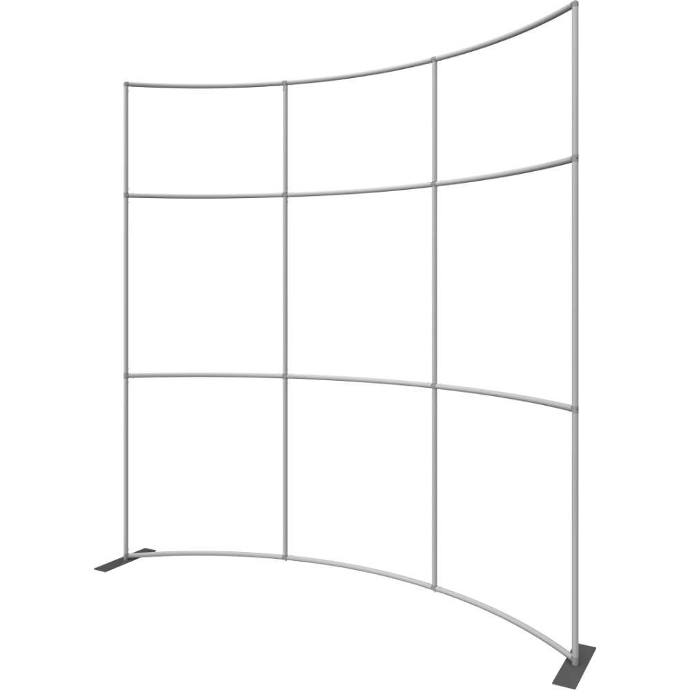 Formulate Master 10ft HC1 Horizontal Curve Fabric Backwall