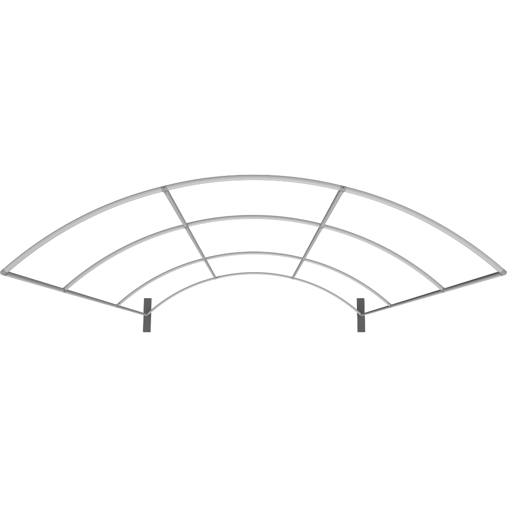 Formulate Master 10ft HC1 Horizontal Curve Fabric Backwall