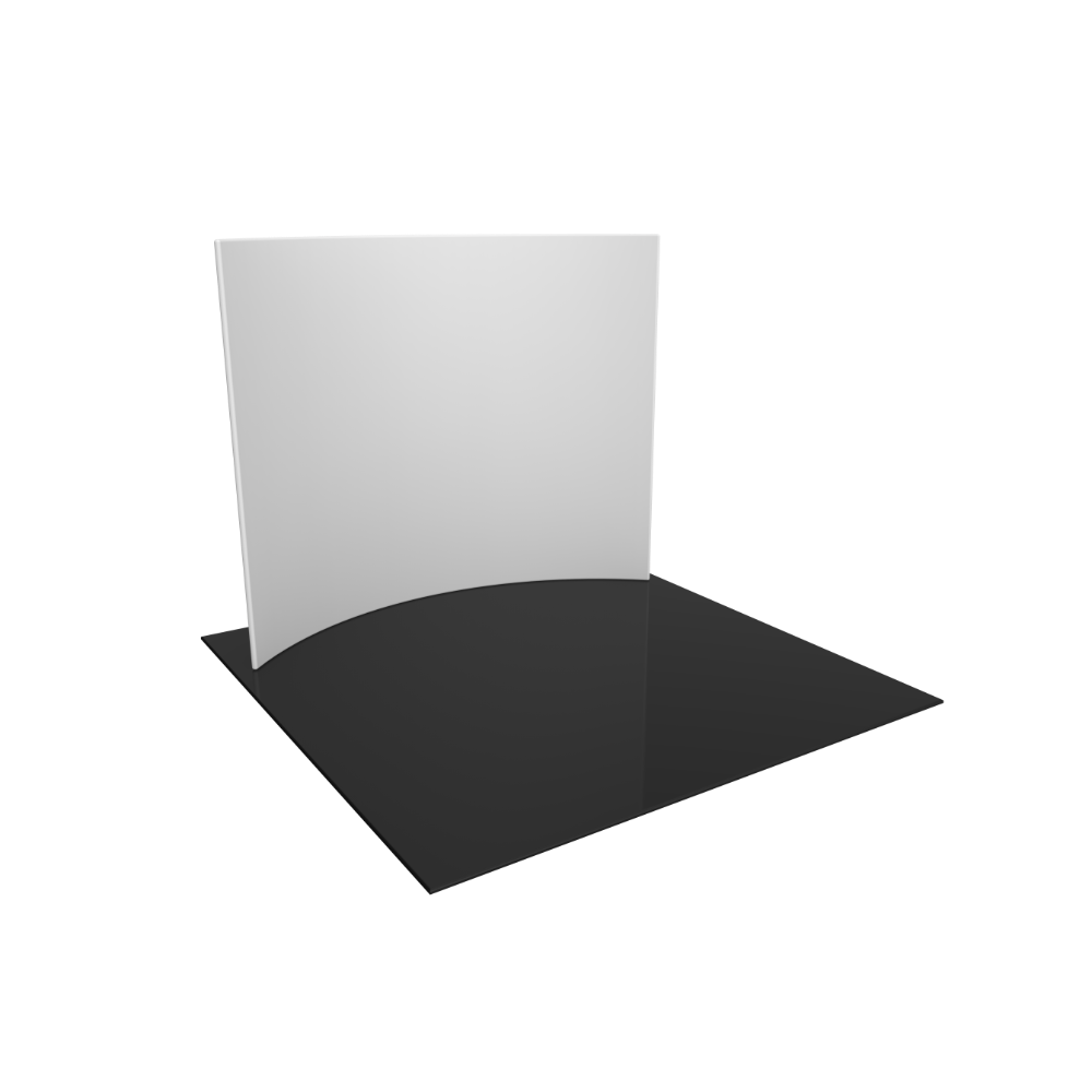 Formulate Master 10ft HC1 Horizontal Curve Fabric Backwall