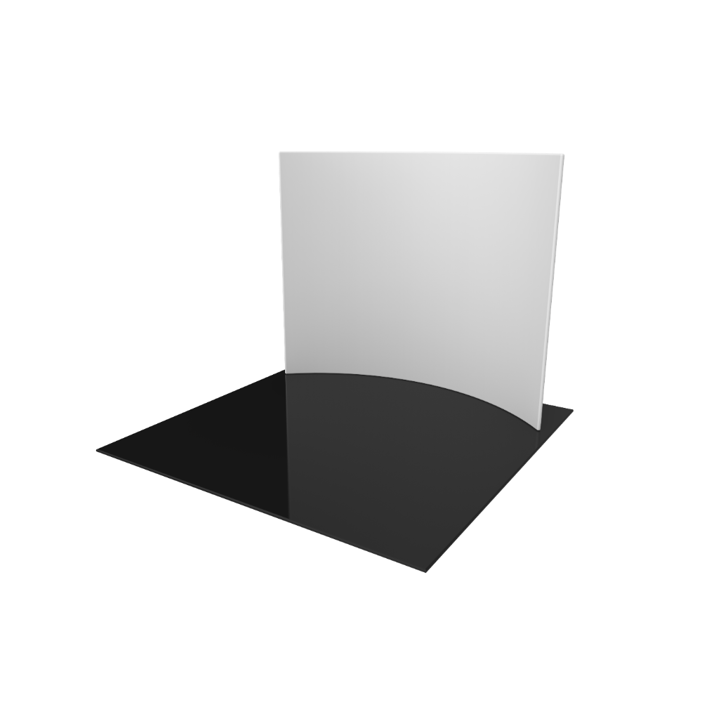 Formulate Master 10ft HC1 Horizontal Curve Fabric Backwall