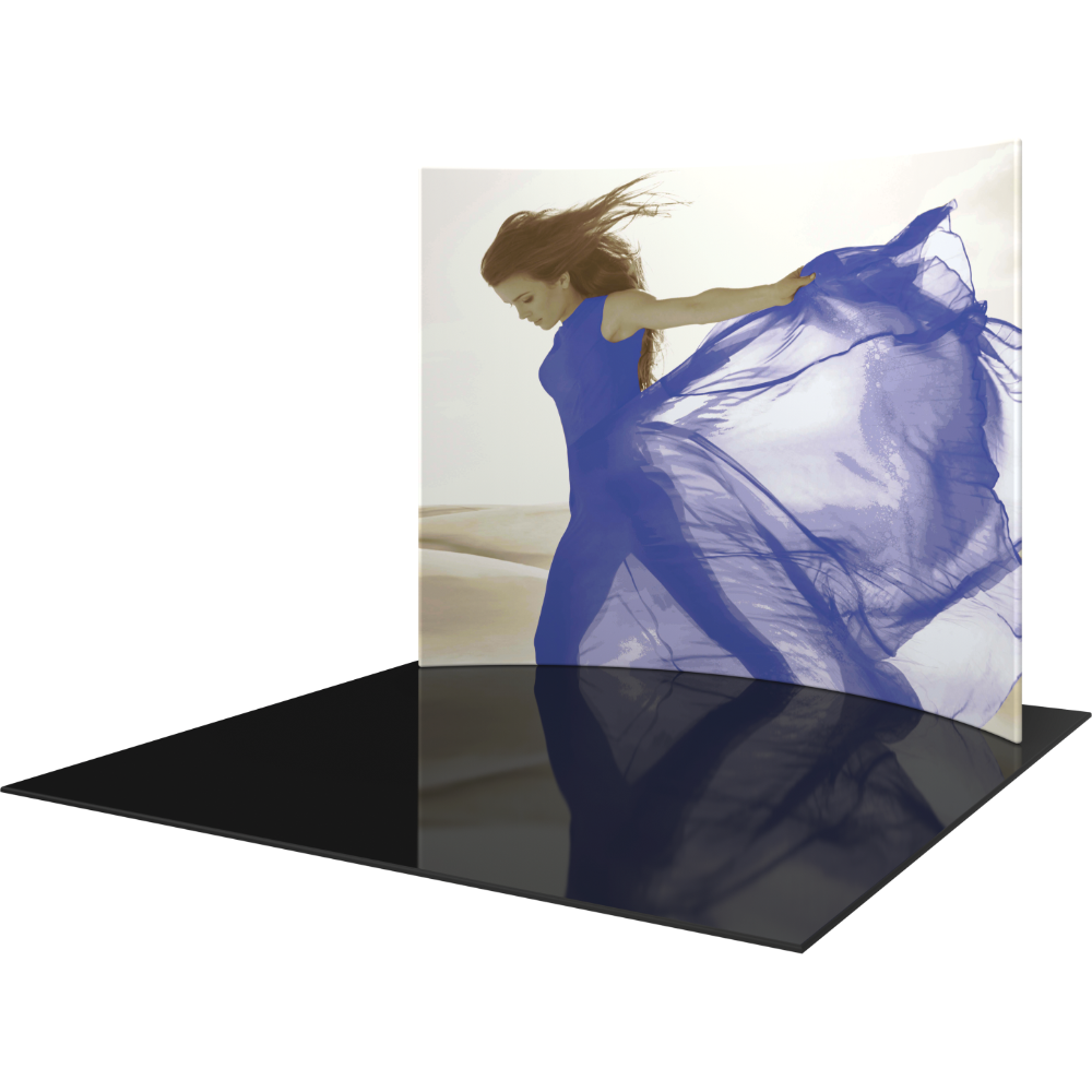 Formulate Master 10ft HC1 Horizontal Curve Fabric Backwall