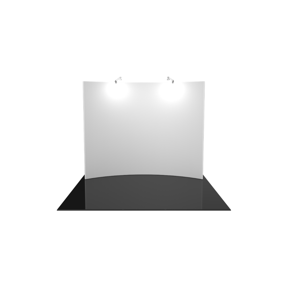 Formulate Master 10ft HC2 Horizontal Curve Fabric Backwall