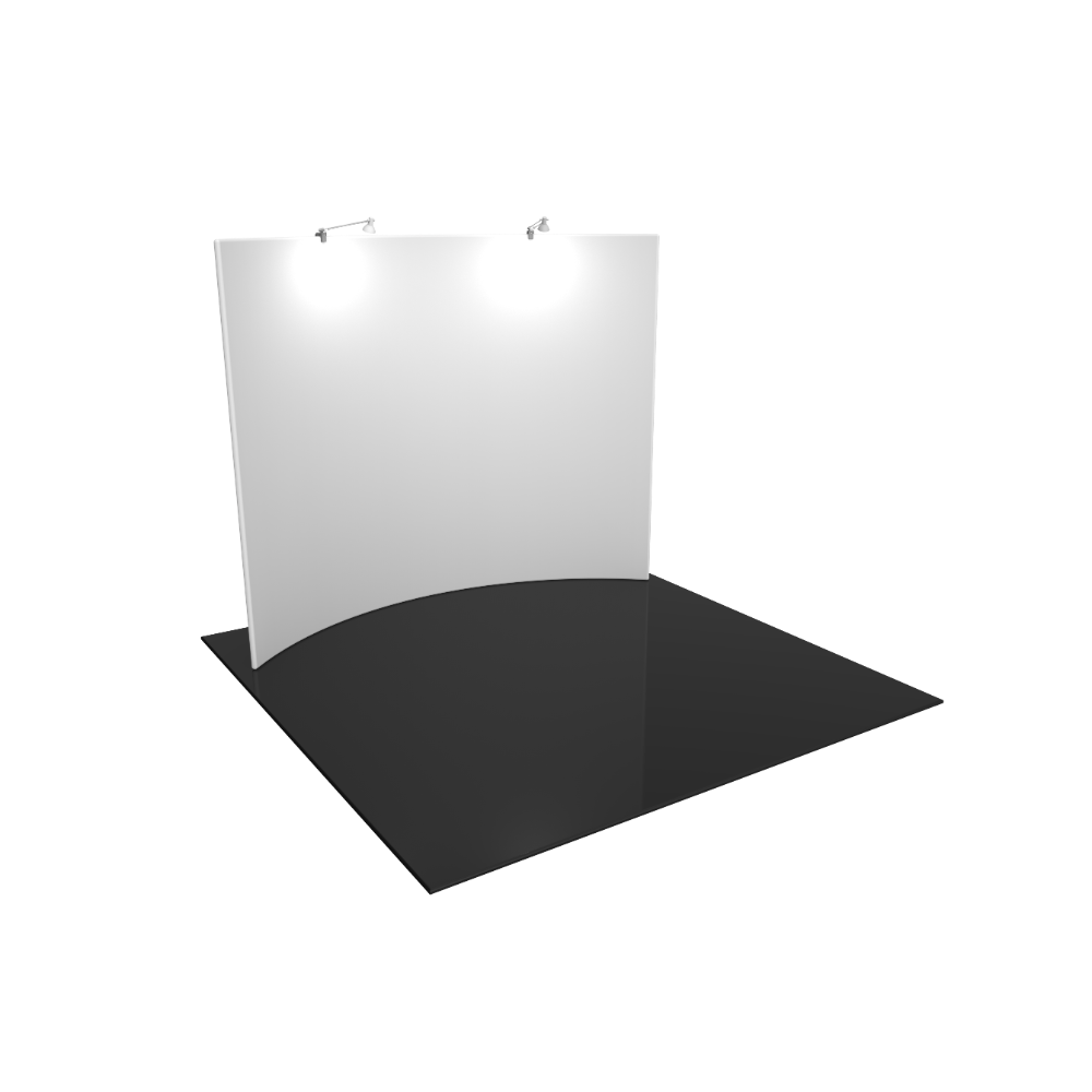 Formulate Master 10ft HC2 Horizontal Curve Fabric Backwall