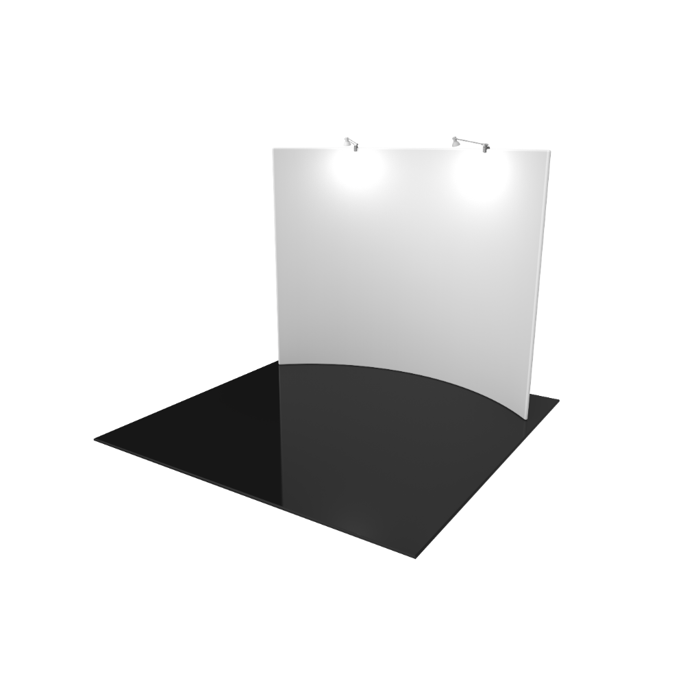 Formulate Master 10ft HC2 Horizontal Curve Fabric Backwall