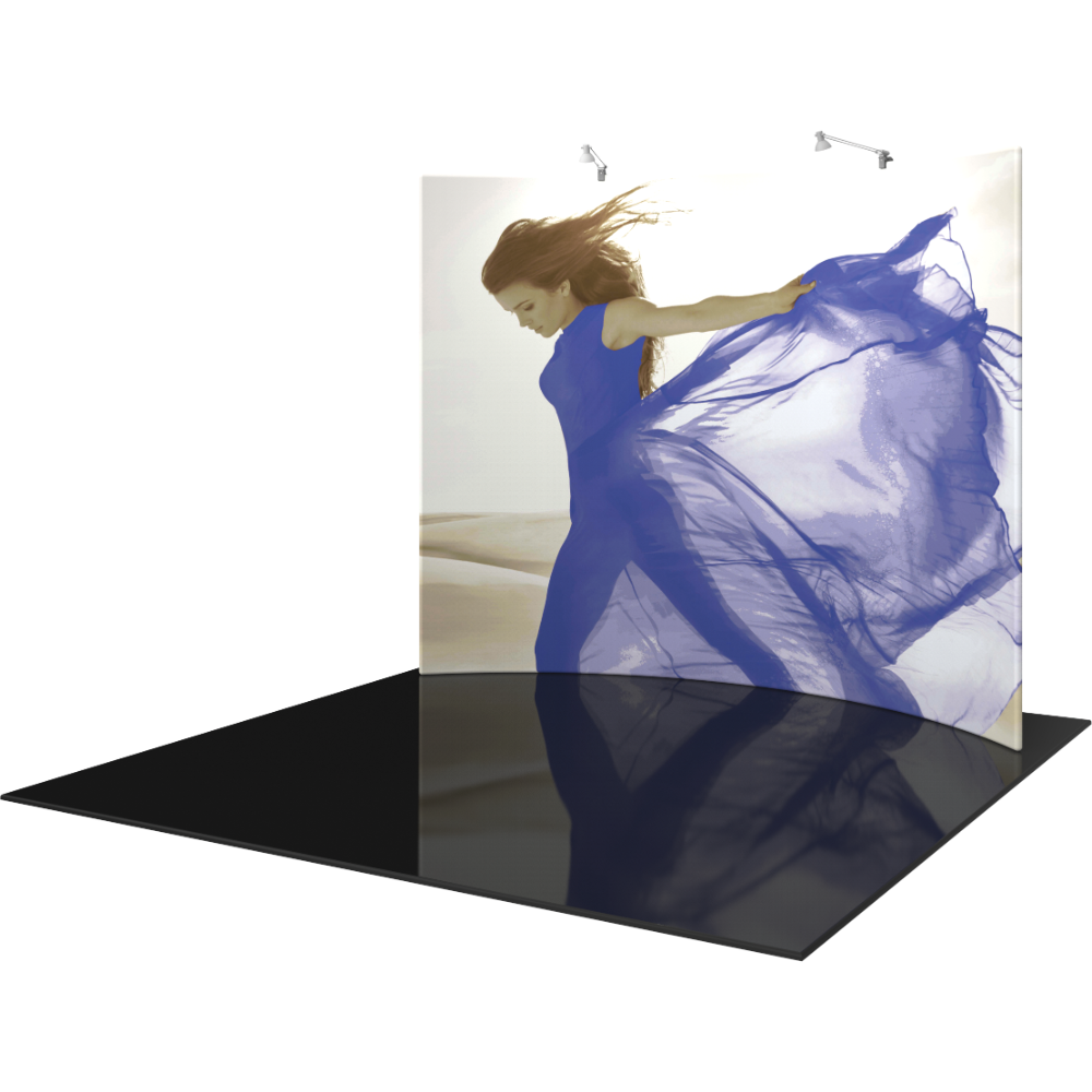 Formulate Master 10ft HC2 Horizontal Curve Fabric Backwall