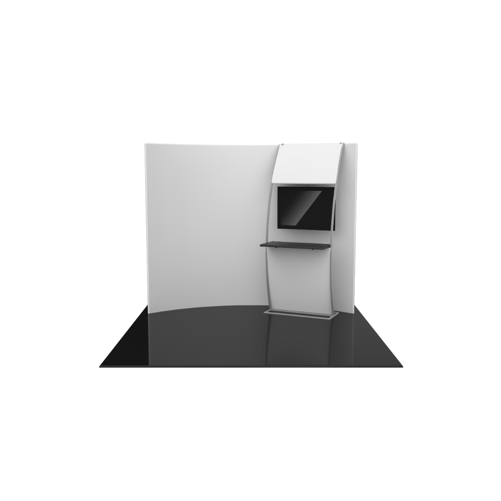 Formulate Master 10ft HC6 Horizontal Curve Fabric Backwall