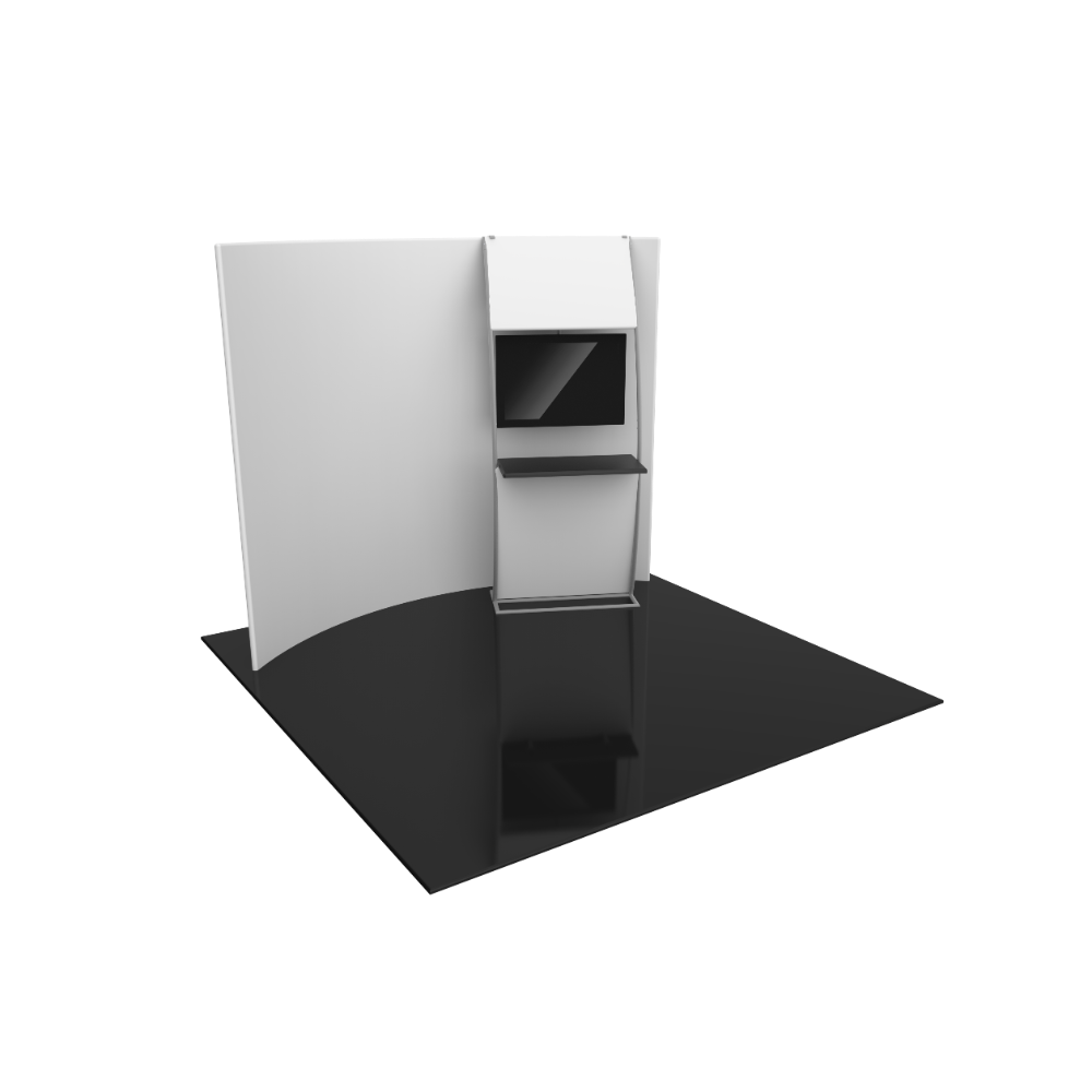 Formulate Master 10ft HC6 Horizontal Curve Fabric Backwall