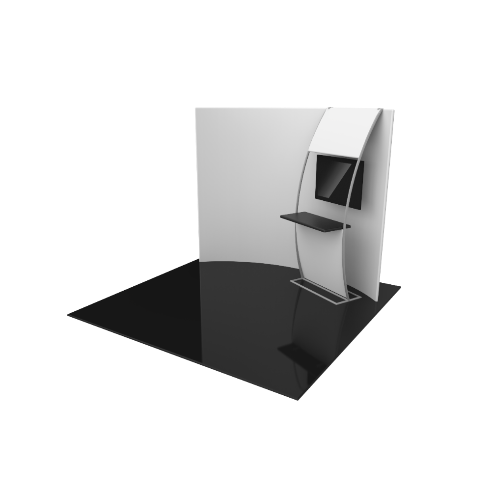 Formulate Master 10ft HC6 Horizontal Curve Fabric Backwall