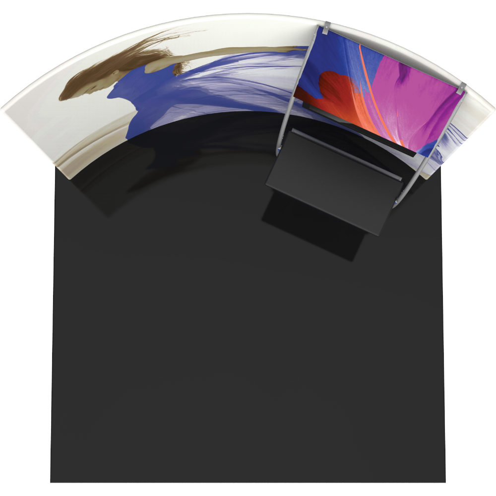 Formulate Master 10ft HC6 Horizontal Curve Fabric Backwall