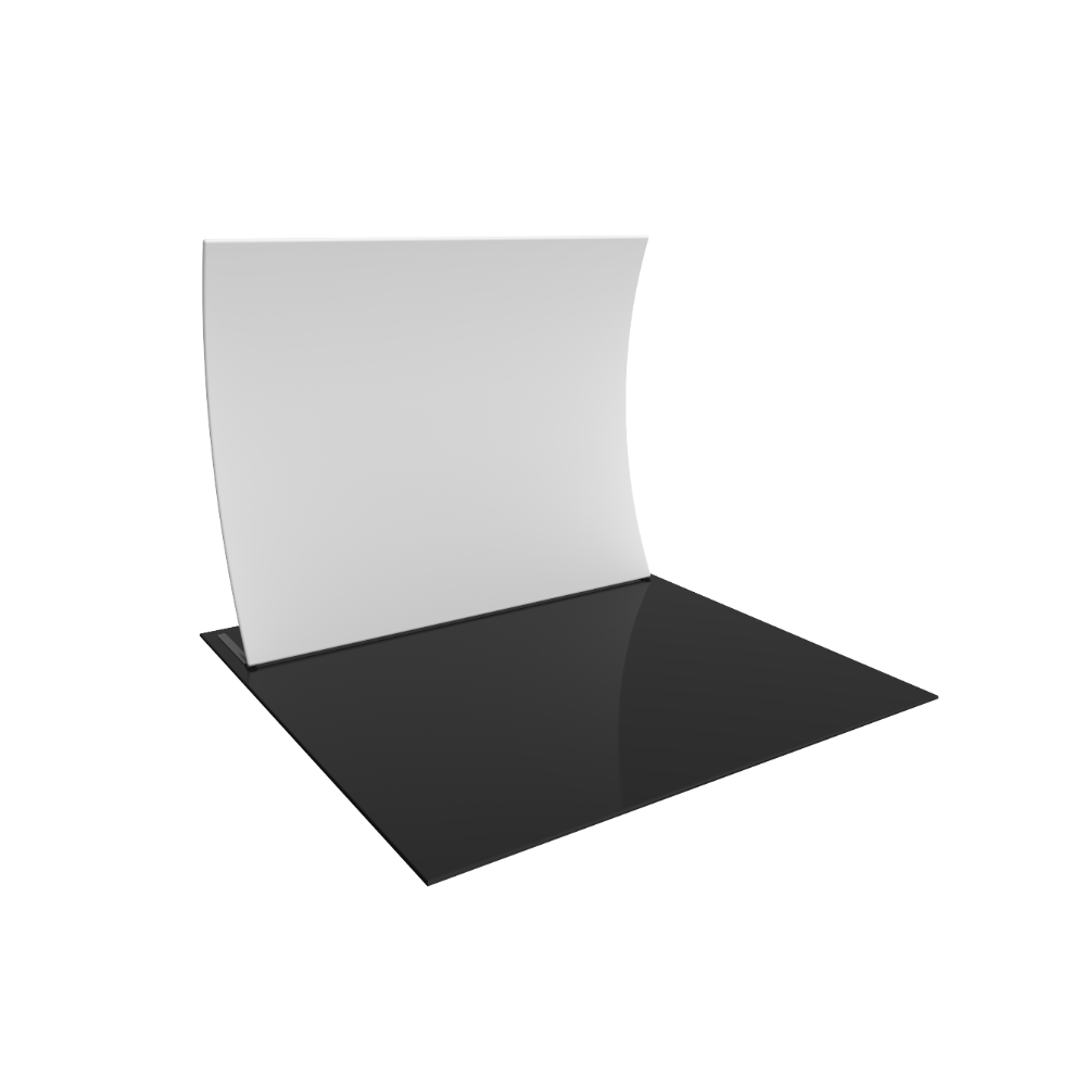 Formulate Master 10ft VC1 Vertical Curve Fabric Backwall