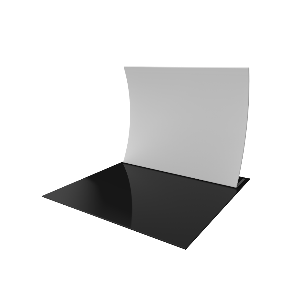 Formulate Master 10ft VC1 Vertical Curve Fabric Backwall