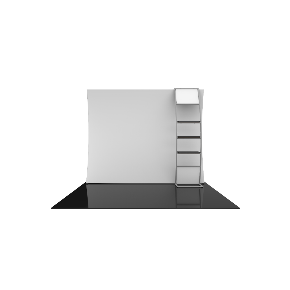Formulate Master 10ft VC10 Vertical Curve Fabric Backwall