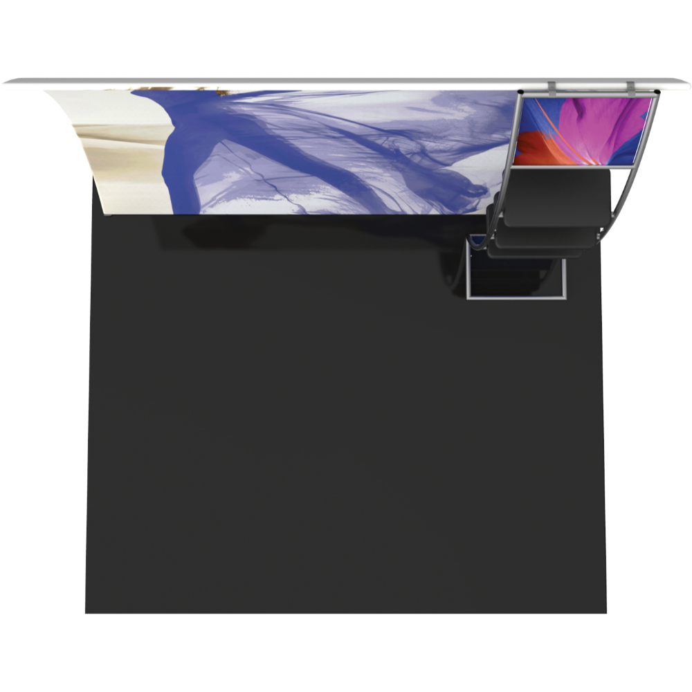 Formulate Master 10ft VC10 Vertical Curve Fabric Backwall