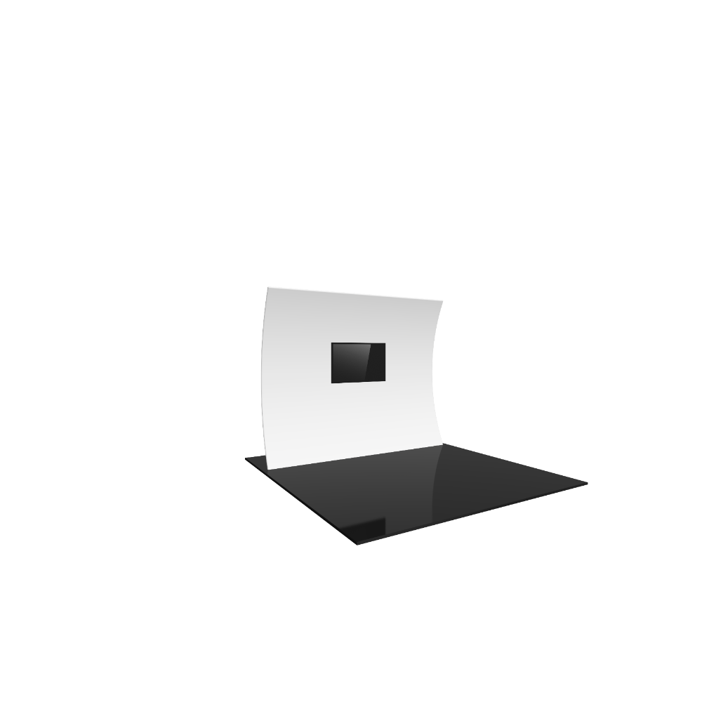 Formulate Master 10ft VC6 Vertical Curve Fabric Backwall
