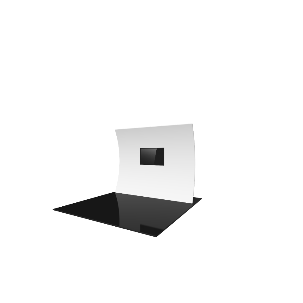 Formulate Master 10ft VC6 Vertical Curve Fabric Backwall