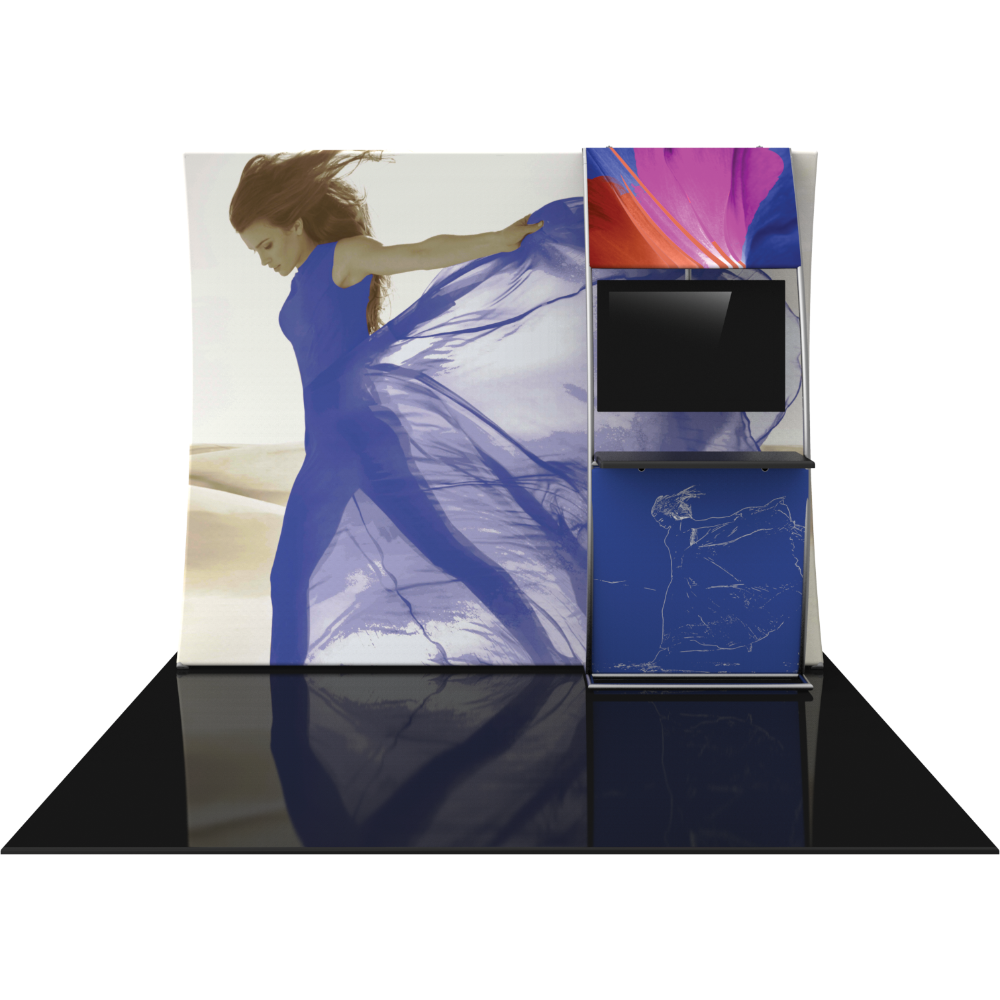 Formulate Master 10ft VC7 Vertical Curve Fabric Backwall