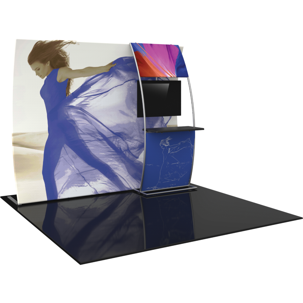 Formulate Master 10ft VC7 Vertical Curve Fabric Backwall