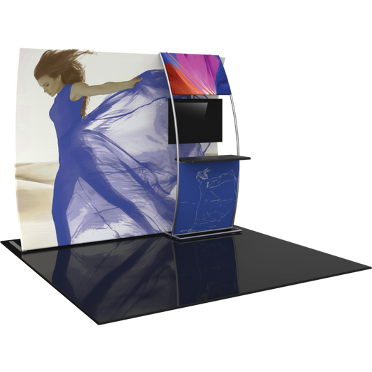Formulate Master 10ft VC7 Vertical Curve Fabric Backwall