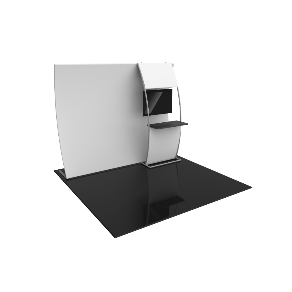Formulate Master 10ft VC7 Vertical Curve Fabric Backwall