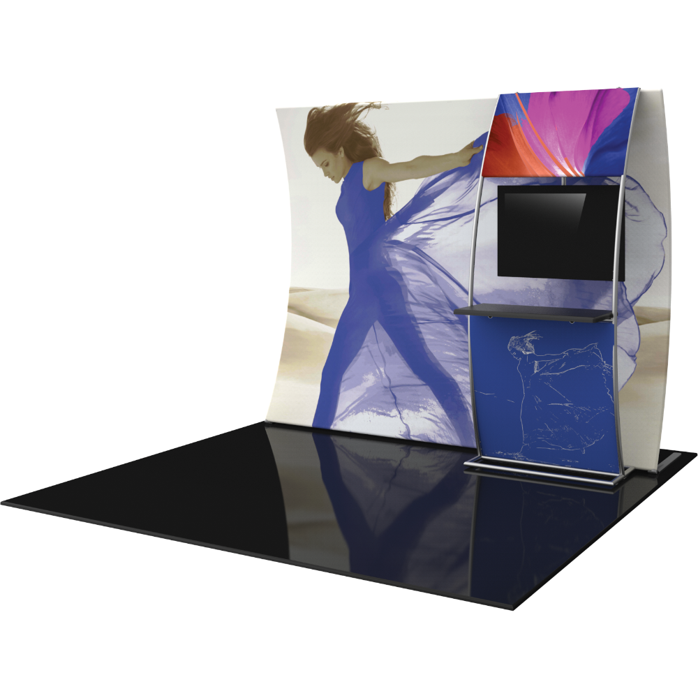 Formulate Master 10ft VC7 Vertical Curve Fabric Backwall