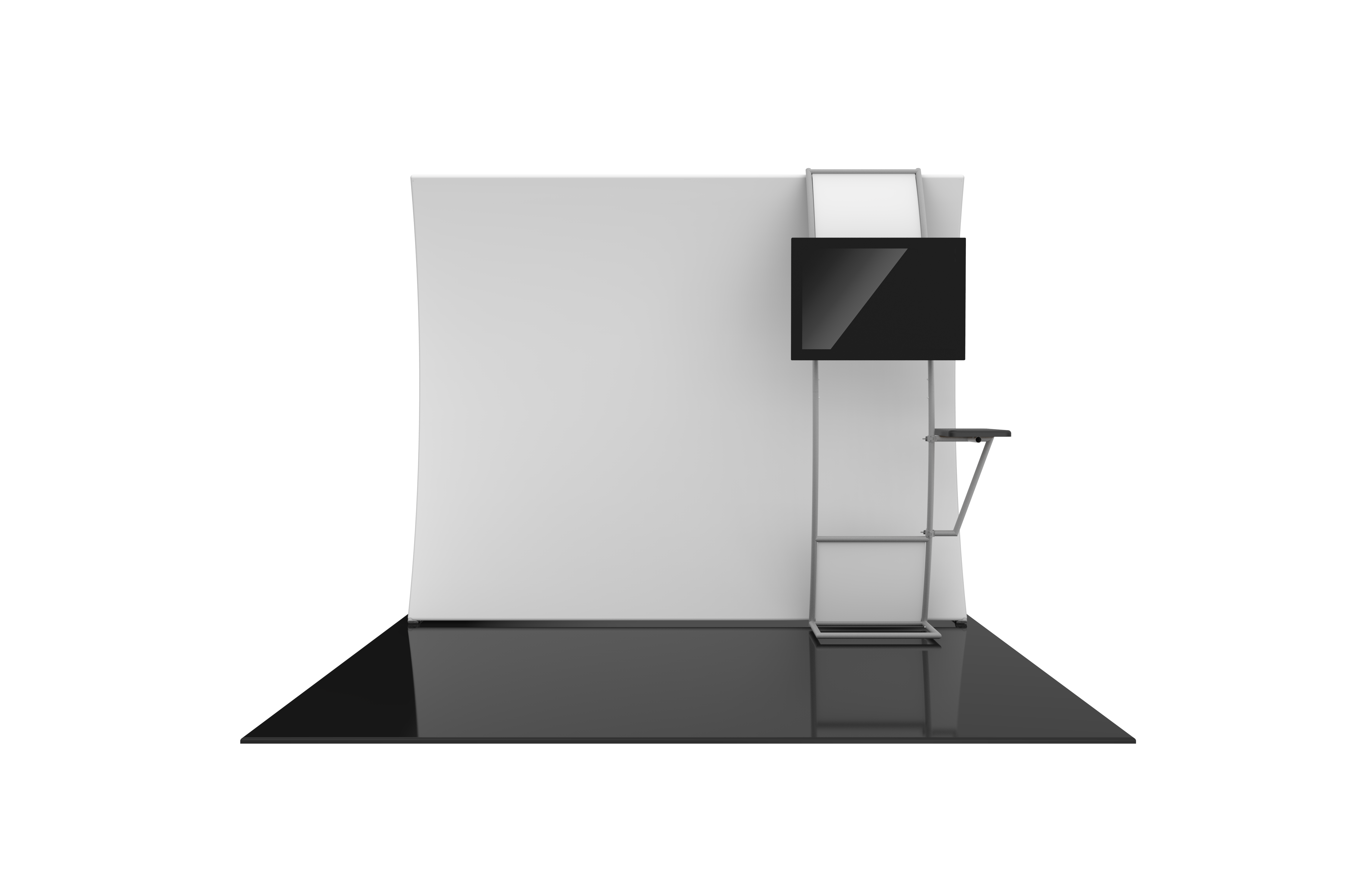 Formulate Master 10ft VC9 Vertical Curve Fabric Backwall