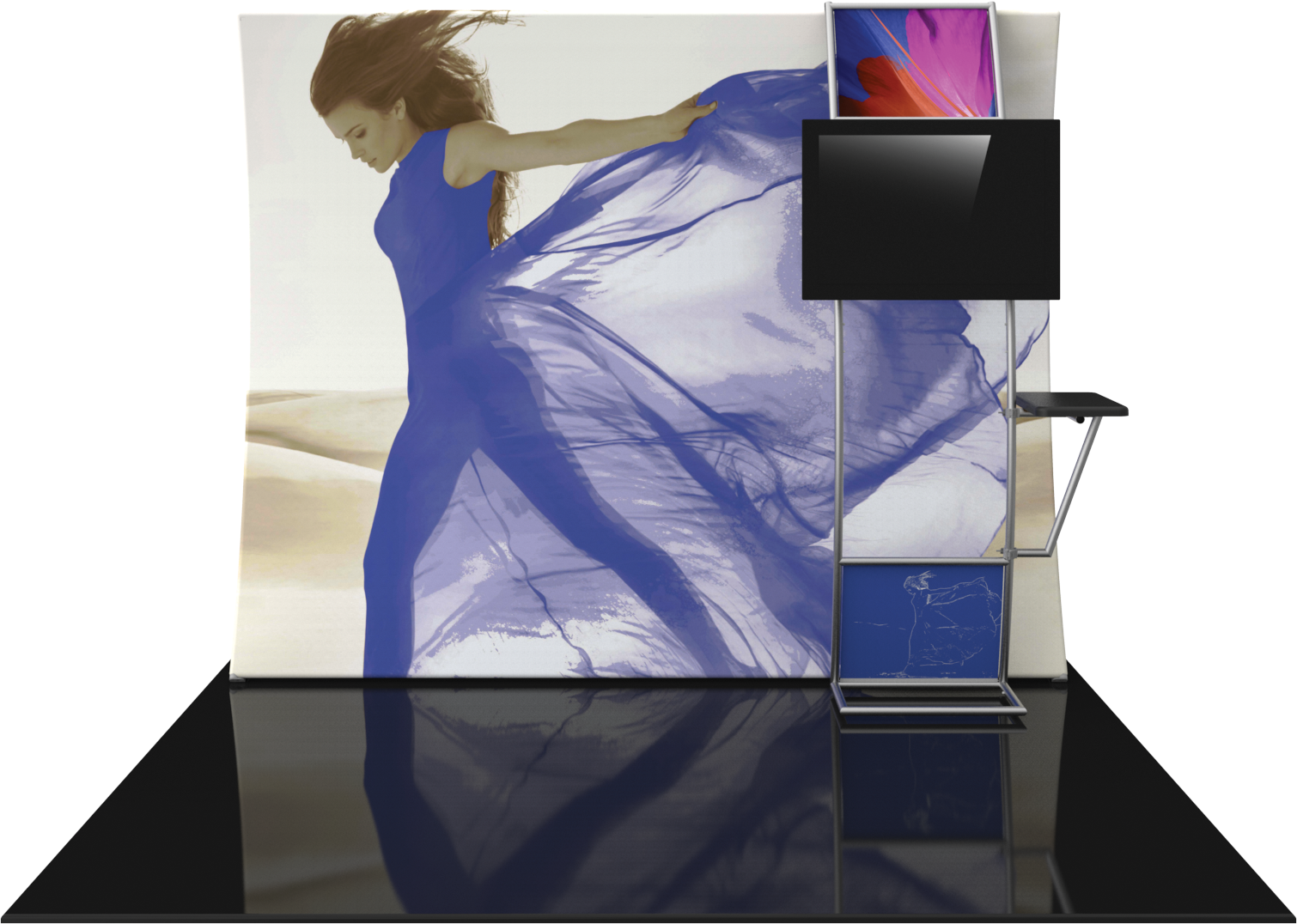 Formulate Master 10ft VC9 Vertical Curve Fabric Backwall