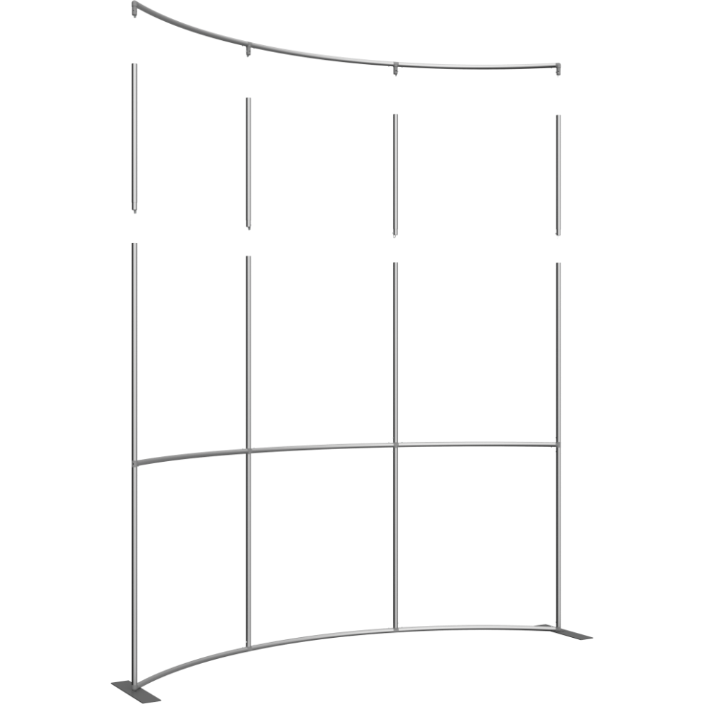 Formulate Master 10ft Horizontal Curve 10ft Tall Fabric Backwall