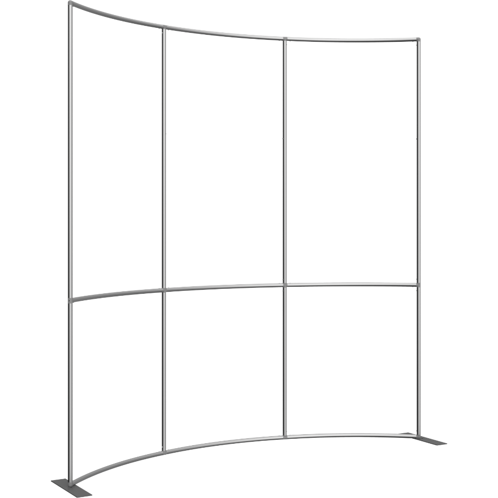 Formulate Master 10ft Horizontal Curve 10ft Tall Fabric Backwall