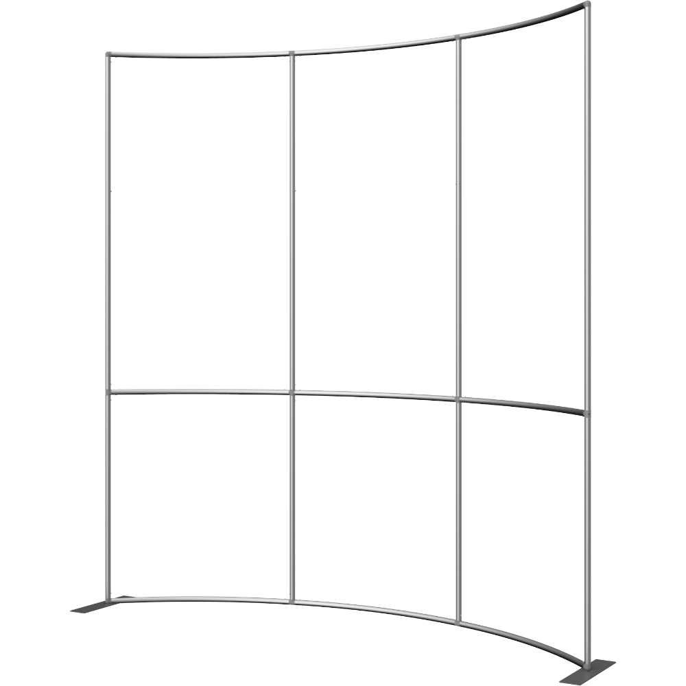 Formulate Master 10ft Horizontal Curve 10ft Tall Fabric Backwall